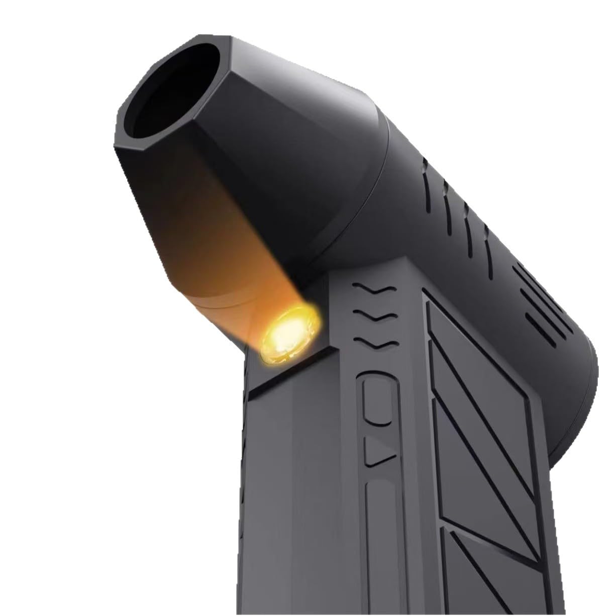 SQUADO - Ventilador Turbo Portátil Recargable, Motor Brushless 130.000 RPM, Soplador hasta 52m/s, 200W, Batería 5000mAh, USB-C Carga Rápida 15W, Limpieza Coche Casa
