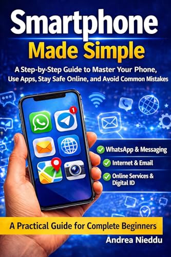 Smartphone Made Simple: A Step-by-Step Guide to Master Your Phone, Use Apps, Stay Safe Online, and Avoid Common Mistakes