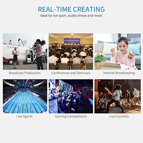 Feelworld Atem156 15.6 Inch Live Streaming Broadcast Director Monitor With 4 Hdmi Input Output Quad Split Display For Atem Mini Video Switcher Mixer Pro Studio Television Production #TOP6