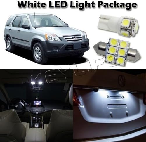 BARGAIN!!! 6 White Light Bulb Package For 1997-2012 Honda CR-V Map Dome Trunk License Plate in