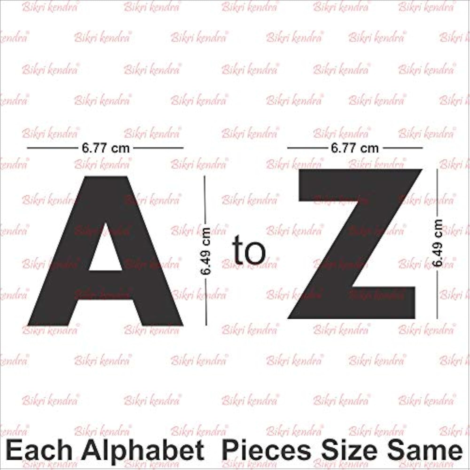 Alphabet Acrylic Mirror Stickers for Wall Decor