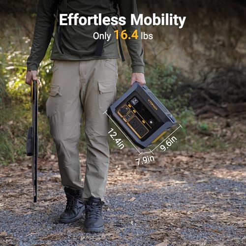 Image of VTOMAN FlashSpeed 600 Portable Power Station, 600W 499Wh LiFePO4 Battery | 600W AC, 1200W Peak, 100W USB-C Output, 8 output ports, UPS<20ms, Solar Generator, Home Backup, Camping, Fishing, RVs