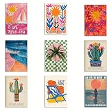 Nybrax 9 pièces Posters modernes sur toile, Couleur Affiches, Decoration Murale, Tableau D...