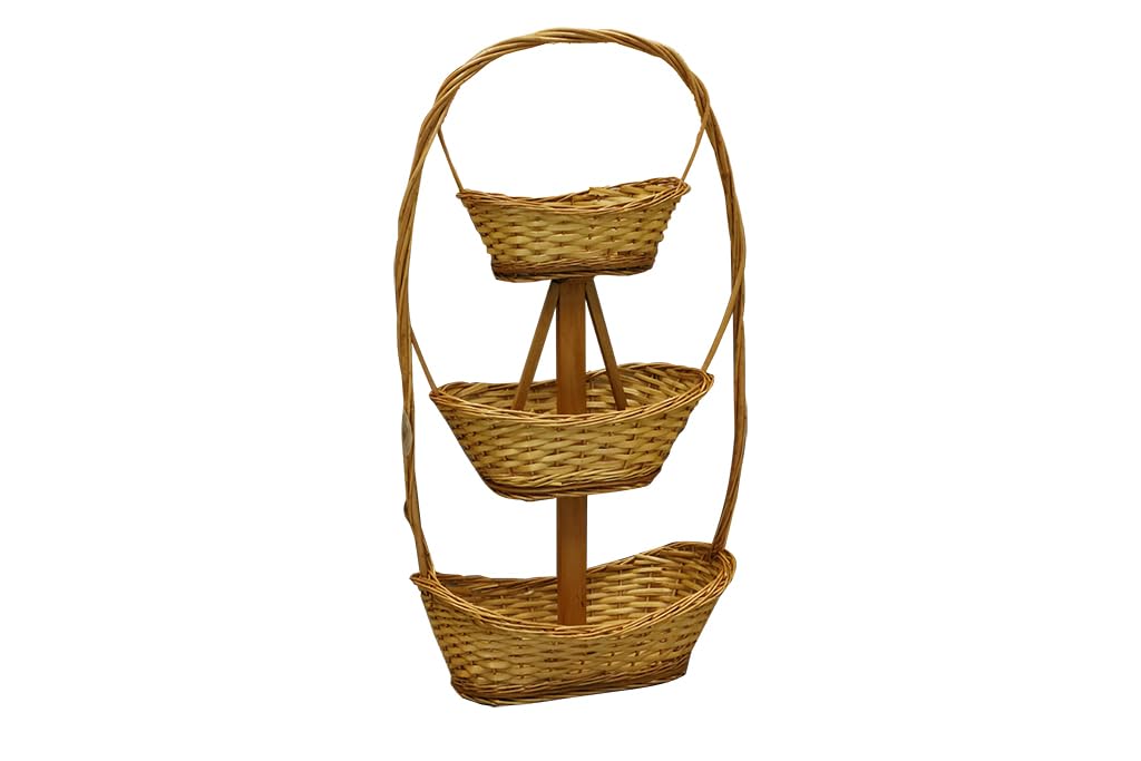Cesta WOODCHIP 3 Pisos Especial (64,5 * 25,5 * 96,5)