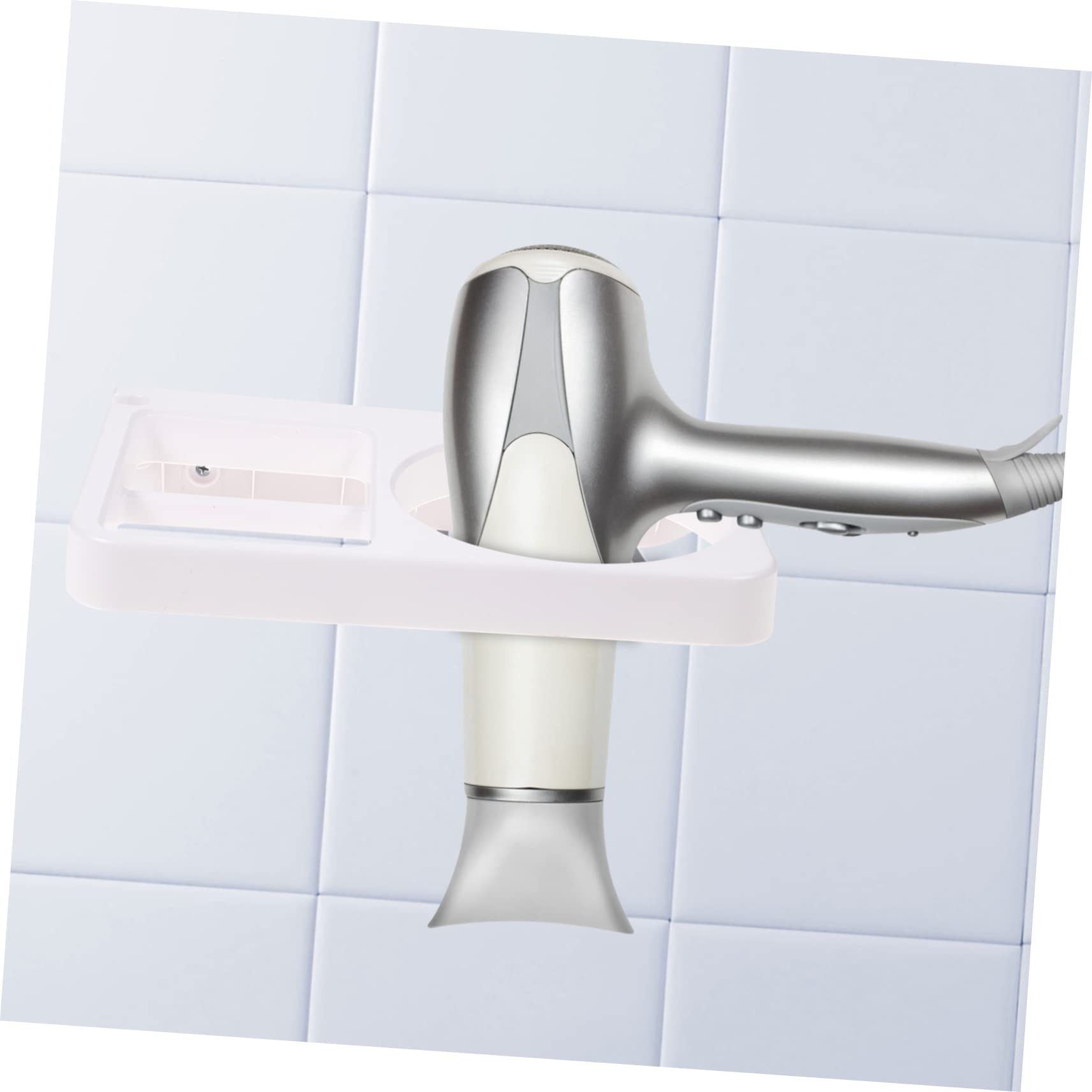 Alipis 3pezzi Supporto Per Asciugacapelli Da Muro Rack Per Phon Compatto e Funzionale Organizer Per Bagno e Salone Design Sicuro e Pratico Facile Da Installare e Risparmio Di Spazio