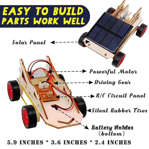 stem kits for kids ages 8-10-12-14 science experiments for kids 9-12 stem building toys for boys age 8-12 solar car engineering learning toys science projects for boy birthday