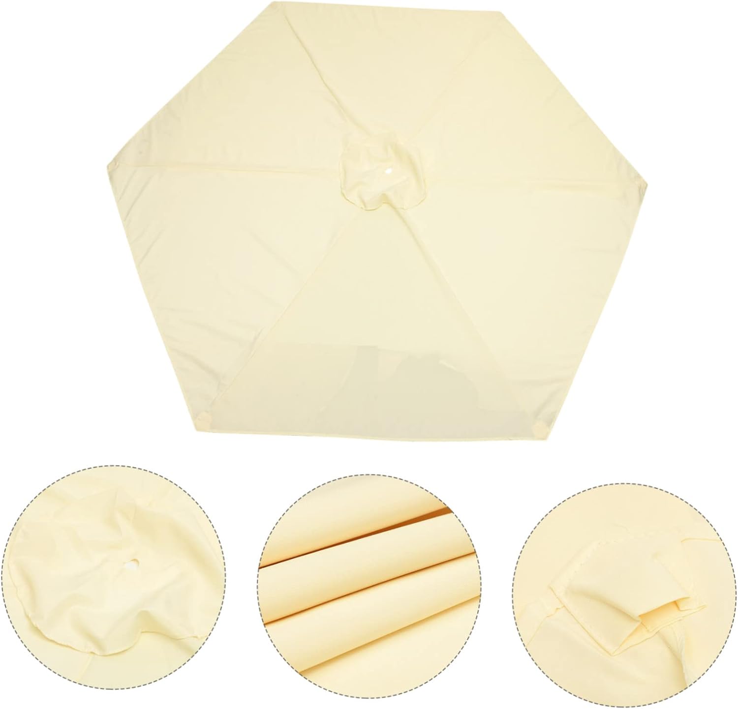 Patio Umbrella Replacement Canopy Rain Canopy for Outdoor Use Durable Versatile Sunshade for Patios and Beaches Easy to Install