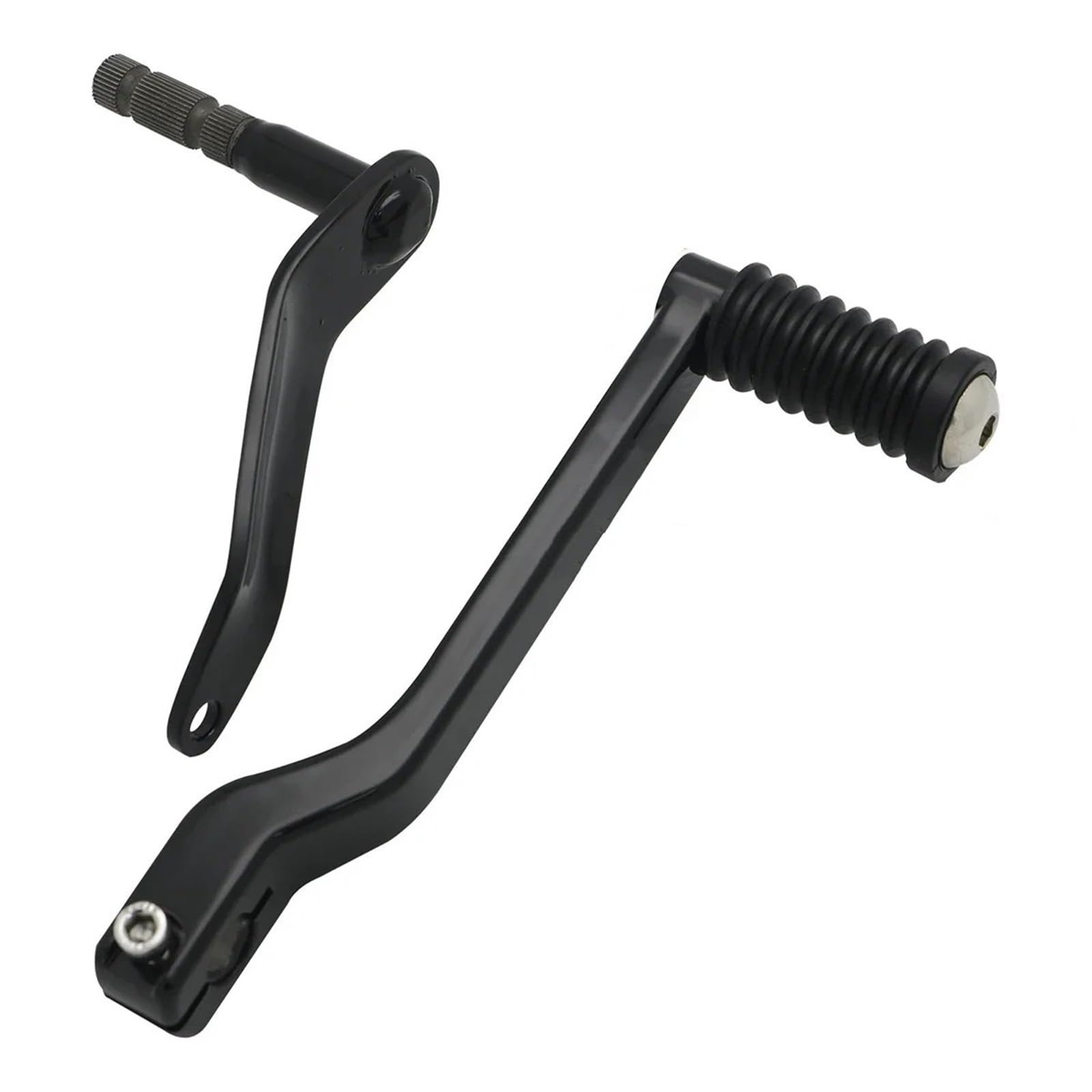 RLVYTA Metal Gear Shifter Shift Lever Motorcycle Shift Lever Shifter Pegs Heel Toe Pedal Forward Controls Fit for Harley Softail Heritage Breakout 114(A-Black)