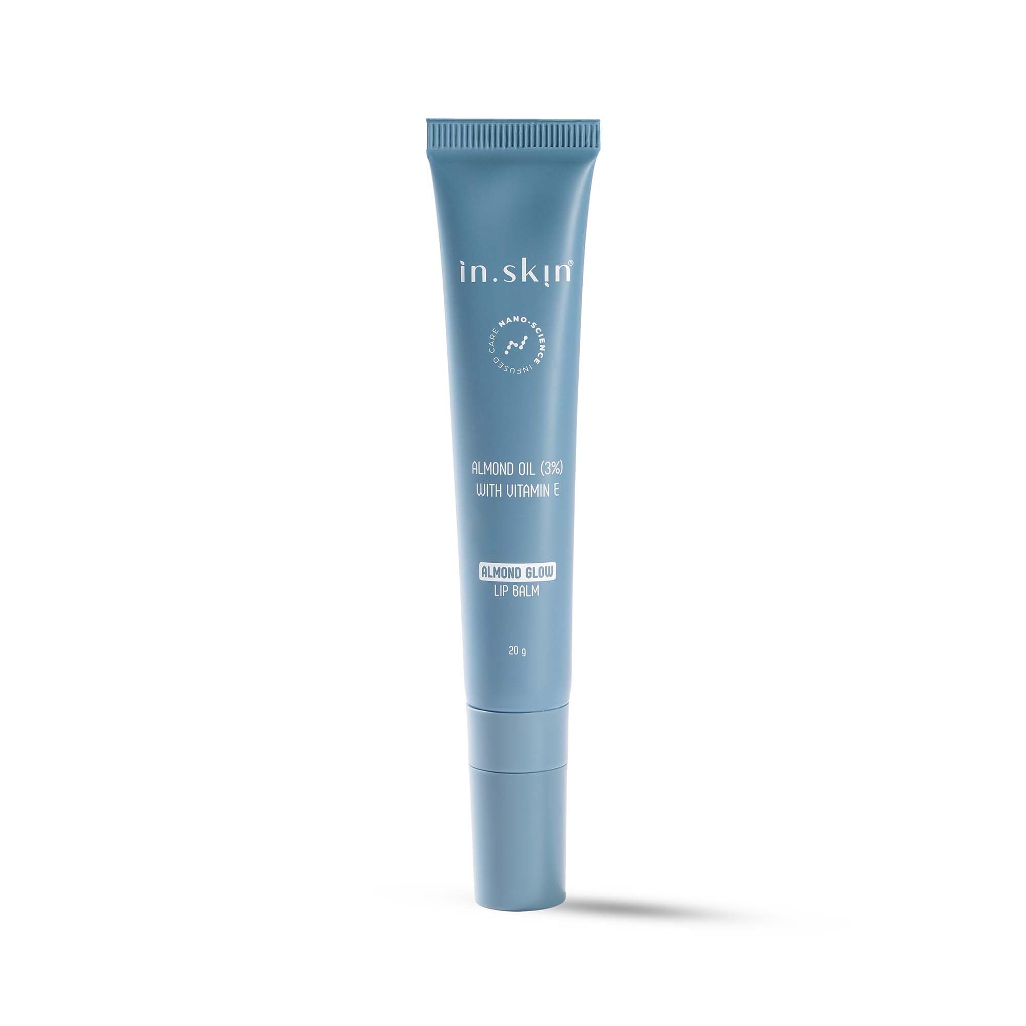 Almond Glow Lip Balm with UV Protection | Hydrating & Plumping Lip Care | Almond Oil & Vitamin E | Repairs Dry, Chapped Lips | Paraben-Free | 20 g-image-48