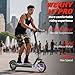 WERHY 8.5'' Electric Scooter with Dual Suspension, 350W Powerful Motor & 19MPH Top Speed, 16/22 Miles Long Range, Folding E Scooter with Dual Braking for Teens and Adults