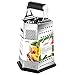 THETIS Homes Kitchen Box Grater, Stainless Steel Cheese Grater - 6 Sides Stand Grater with Rubber Handle & Base for Parmesan Cheese, Ginger, Vegetables