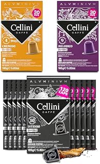 Bundle: Cellini Caffè Intenso 120 Count and Cremoso 30 Count + Melodico 30 Capsule Count