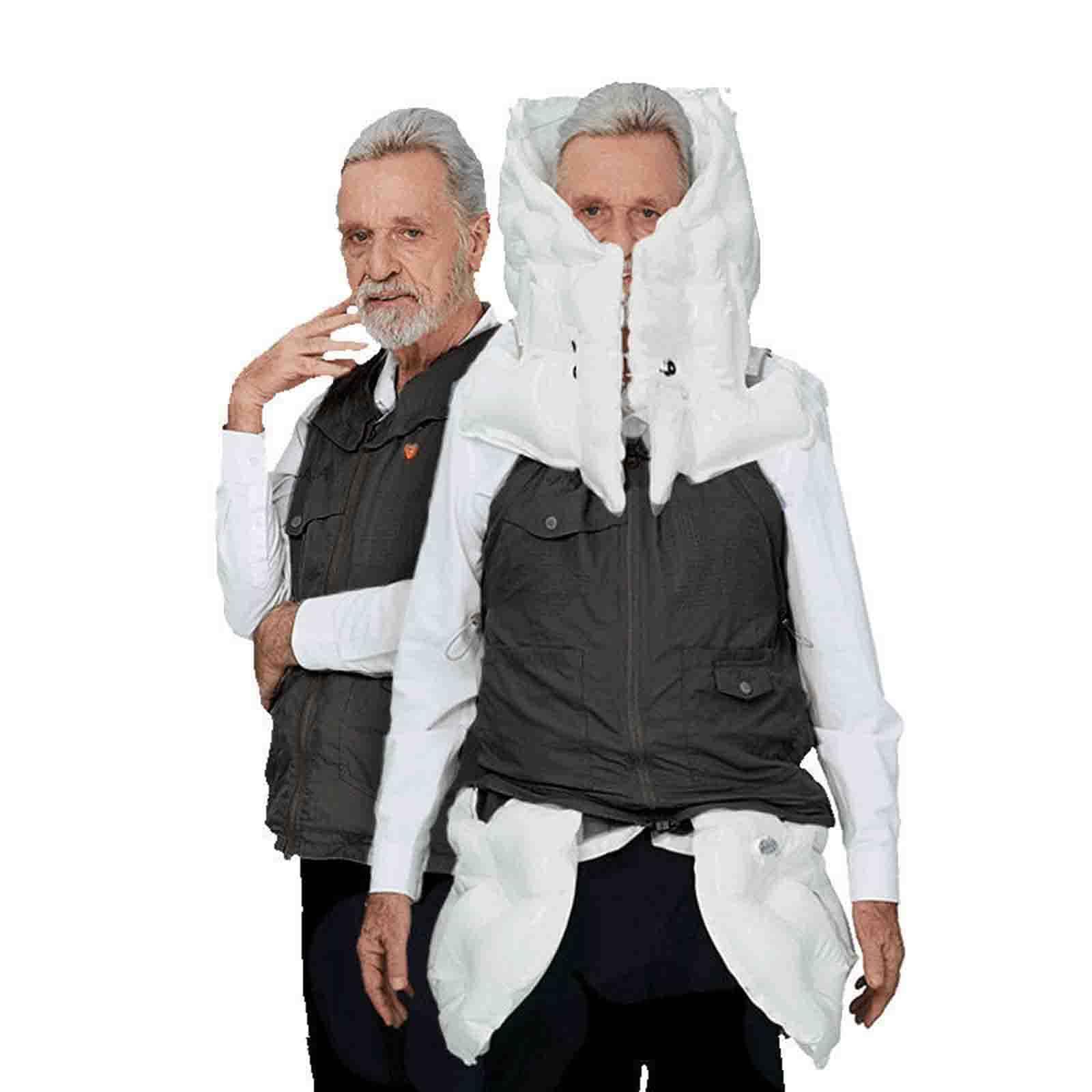 Chaleco de airbag anticaídas para protección de ancianos, equipo de seguridad de despliegue rápido con monitoreo por aplicación