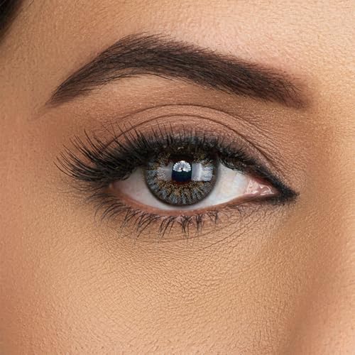 Image of Aquacolor Stormy Gray Candy Pack Zero Power Colored Lenses (2 Lens /Box)