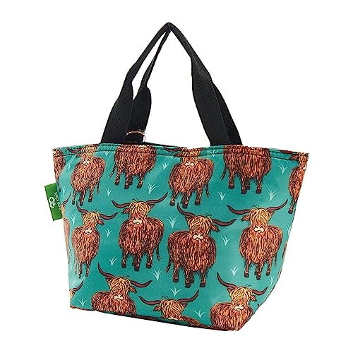 ECO CHIC Insulated Lunch Bag - Waterproof, Reusable Office Lunch Tote Bag for Women & Men - Durable Cooler in Cute Colorful Designs - Ideal for daily lunching