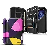 [Espacioso y Funcional] El compartimento medio se puede portar todo lo necesario en muy poco espacio para sus cables, iPad Pencil, adaptador, tarjeta, bolígrafo, cuaderno, mientras que el compartimiento para tablet se adapta a su iPad con Magic Keyboard o Smart Keyboard Folio.