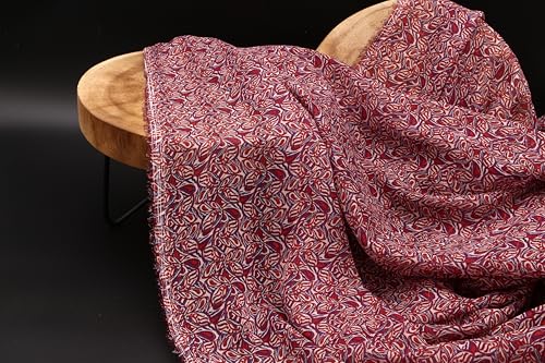 Élégant tissu crêpe Georgia - Aspect aéré et transparent de style vintage - Vendu au mètre - 300 x 140 cm - Parfait pour la décoration, les vêtements, le linge...