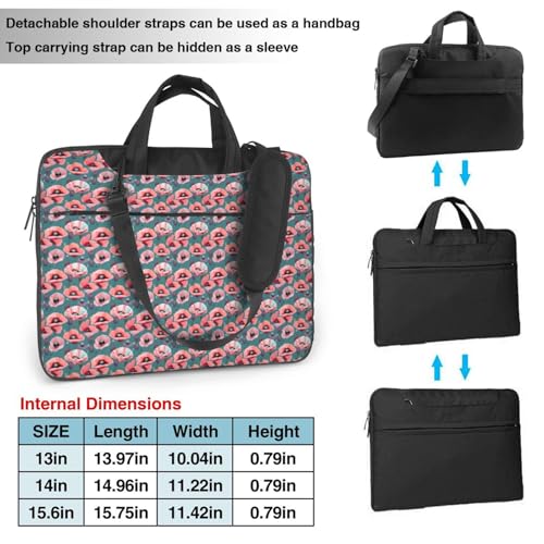Sac ordinateur coquelicots pastel pour protéger votre PC avec élégance