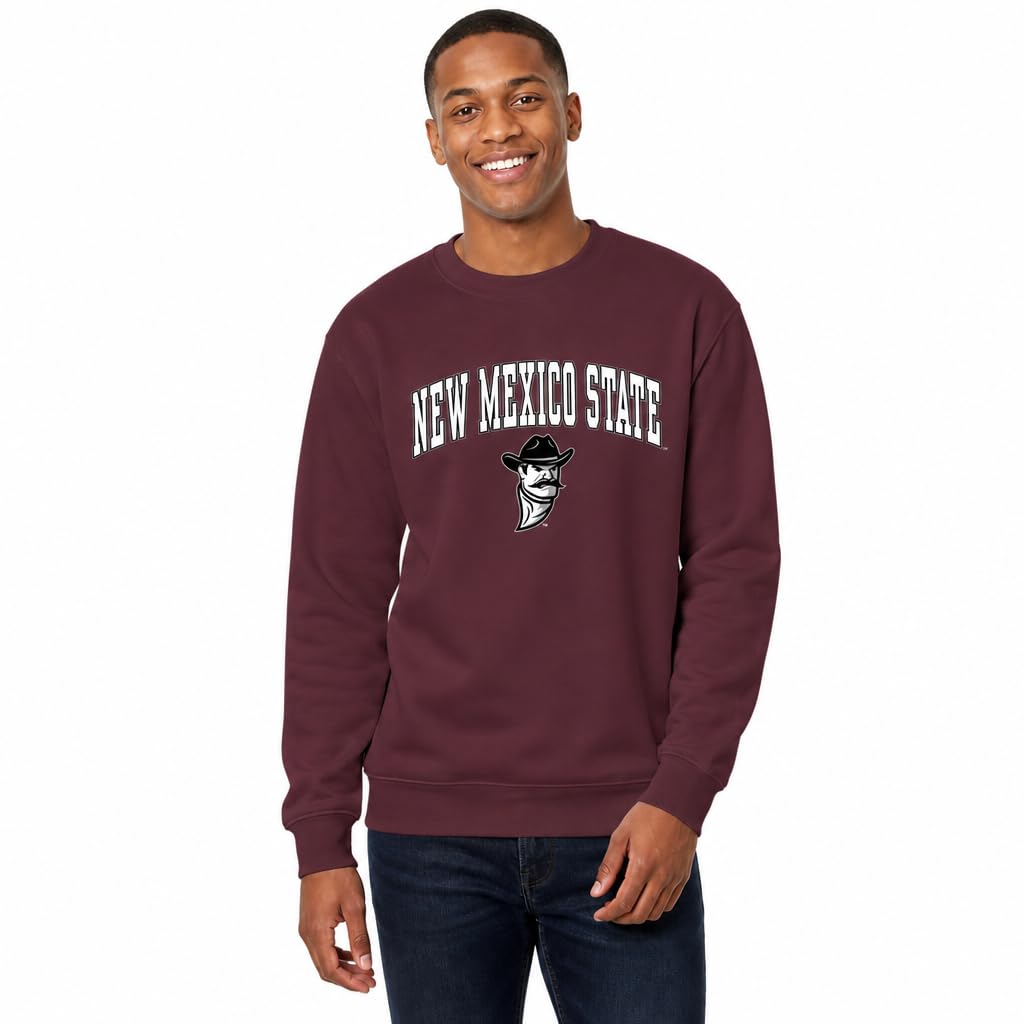 NCAA College Sweatshirt Fleece Crewneck Pullover for Men and Women