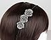 Great Gatsby/Flapper Inspired Handmade Three Rose Rhinestone Headband/Hairband