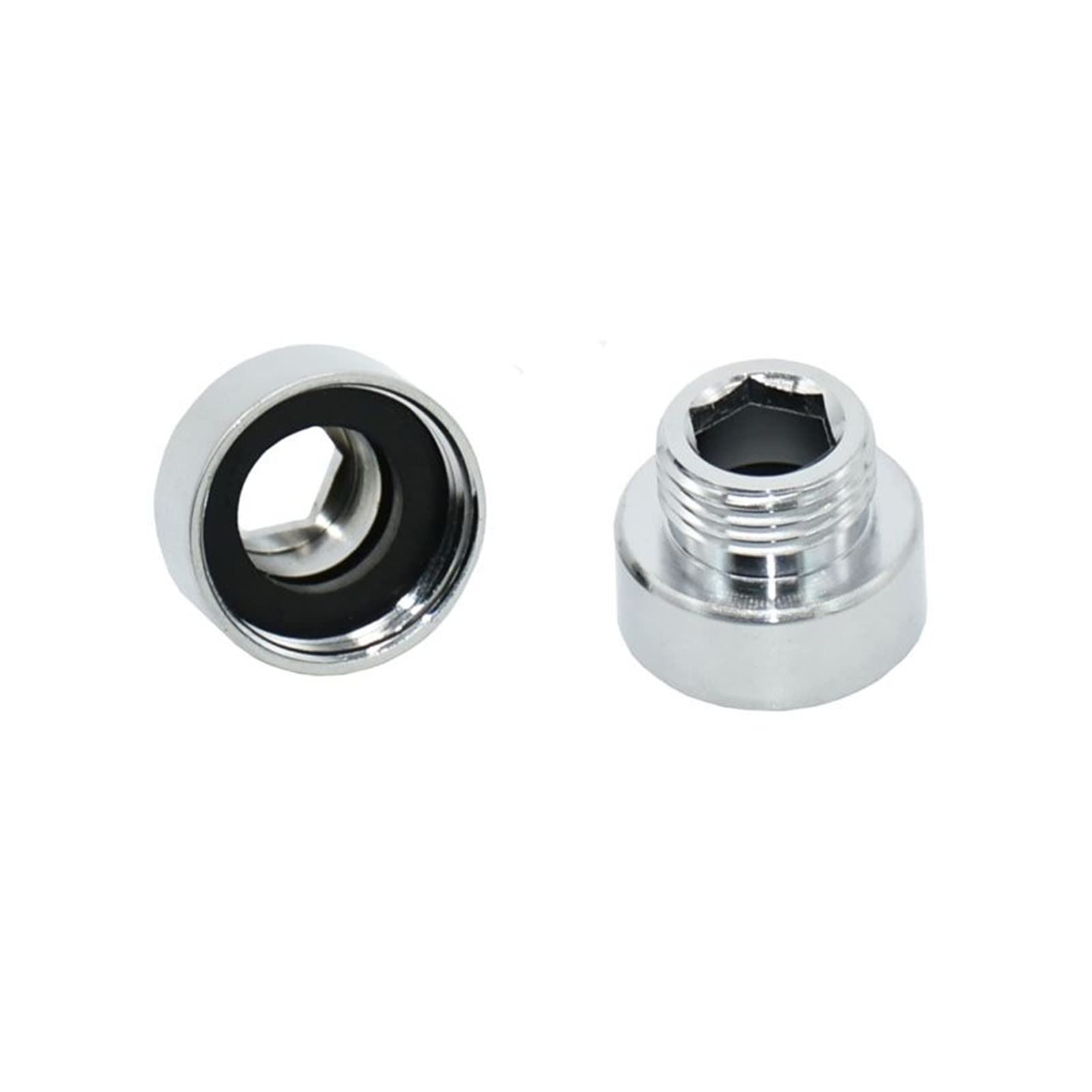 Adaptador de Conector de Utilidad Adaptador de Conector de Manguera Latón Hembra 3/4 a 1/2Ho Junta Roscada Reductora G3/4 a G1/2 Junta de Mantenimiento Accesorios Dere para Jardín 2 Piezas