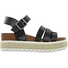 MIA Womens Karlotta Ankle Strap Espadrille Platform Casual Sandals Casual Mid Heel 2-3"