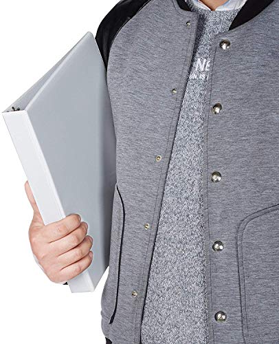 Image of Amazon Basics 3 Ring Binder, 1 Inch D-Ring, Clear Overlay, Pockets for Storage and Organization, White, 4 Pack