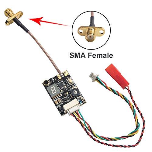 Wolfwhoop Q1-Pro 0.01/25/200/500/800mW Switchable 5.8GHz 37CH FPV Transmitter with Pigtail Antenna and FC Uart Support OSD Configuring via Betaflight Flight Controller - Thumbnail 3