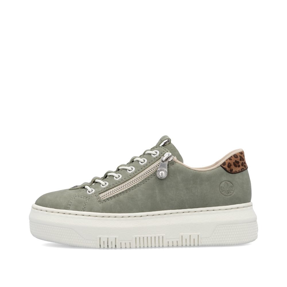 Rieker Donna Sneaker M1952, Signora Sneaker Basse,Soletta Removibile