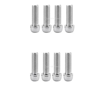 Moxic 8 Pieces Bicycle Screws Water Bottle Cage Bolts Socket Screws Cycling Tool M7 High-performance