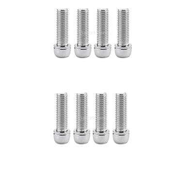 COMBR 8 Pieces Bicycle Screws Water Bottle Cage Bolts Socket Screws Cycling Tool M7 High-Performance
