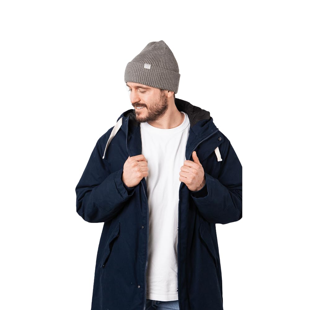 Barts Makalun Mütze Grau - Grösse - Herren - Bekleidung - - Wolle - Perfekt für Herbst und Winter