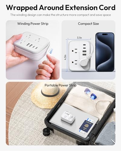 10 in 1 Travel Power Strip DROPS TO - image 5
