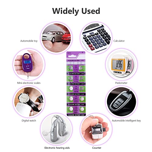 Cotchear Button Cell Watch Batteries 1.5V Ag9 194 Lr936 Count 10Pcs #TOP4