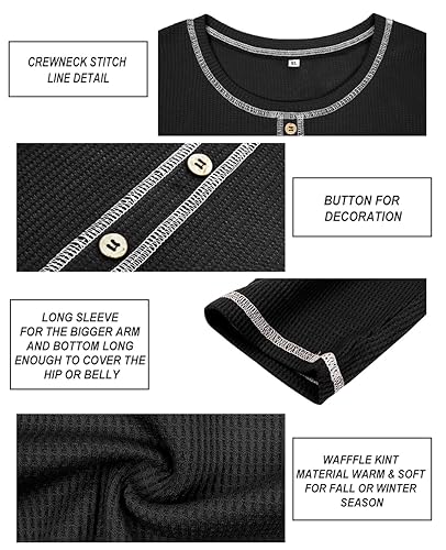 CARCOS Plus Size Tops for Women Long Sleeve Raglan V Neck T Shirts Tunic Fall Blouse Xl-5Xl 14W -28W3