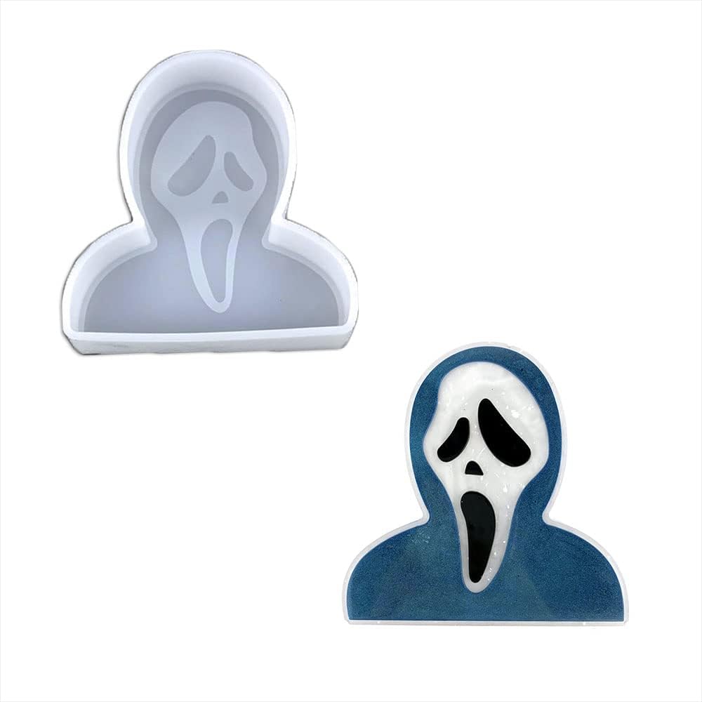 Skeleton Apple Shape Car Freshie Silicone Mold for Making Soap Aroma Beads Car Freshie, Pendant, Candle, Resin