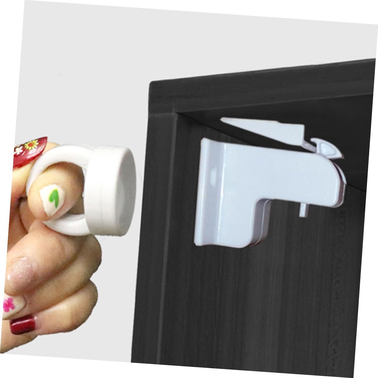 ibasenice 3 Juegos Cerradura magnética para cajón infantil. seguridad niños seguridad bebe imanes imán pestillos de gabinete a prueba de niños cerraduras de seguridad para niños del gabinete