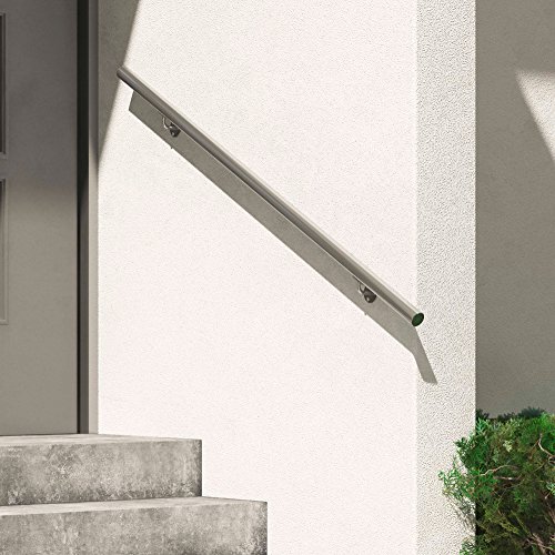 DOLLE Edelstahl Handlauf Set 150 cm (kürzbar) mit Halterung