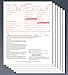 W3 Transmittal Tax Forms 2025, 10 Form W-3 Summary Forms for Transmittal of Wage and Tax Statements, Compatible with QuickBooks and Accounting Software, for Laser or Inkjet Printers