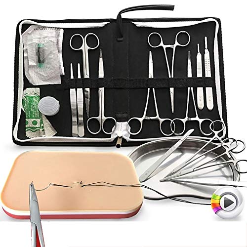 MKULOUS Suture Training Pad - Surgical Suture Kit, Surgical Medical Students Suture Exercise Package, Skin Suture Model Set for Medical Student