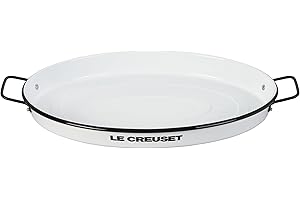 Le Creuset Universal Enamel on Steel Serving Platter, 20-Inch, White