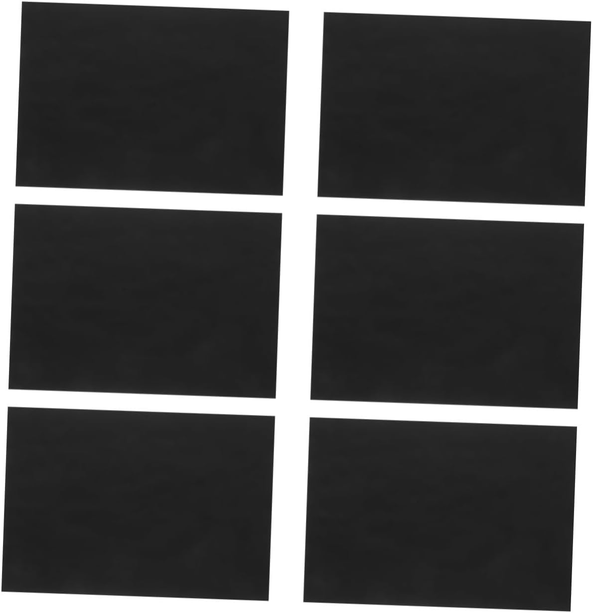 TOYANDONA Model Train Scenery Road Stickers Self Adhesive 6 Sheets Black