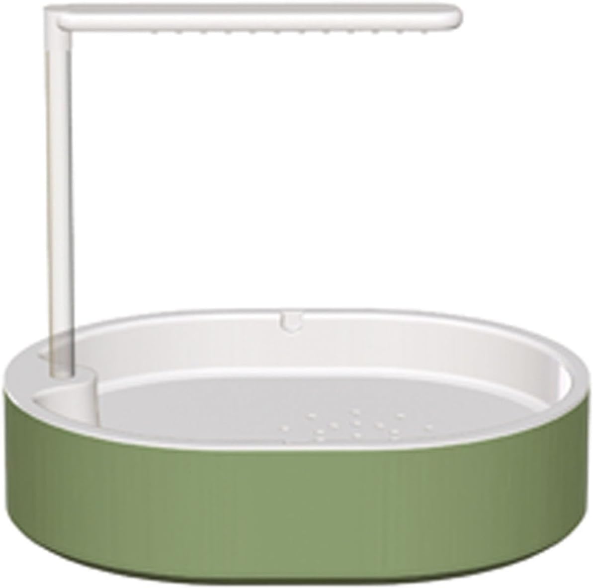 Parrot Shower, Automatic Parakeet Bird Bath for Cage Indoor,Parrot Bird Shower Budgie Bath Guard, Pet Accessory, Automatic Circulating Water Bathtub for Pet, Lovebird, Finches, Conure (White)