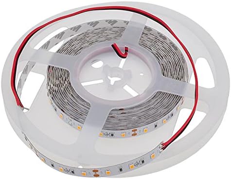 LEDWolesalers 12V 48W High-Output High-CRI 16.4-ft Flexible LED Strip with 300xSMD2835 UL-Listed, Warm White 2700K, 20120WW-27K