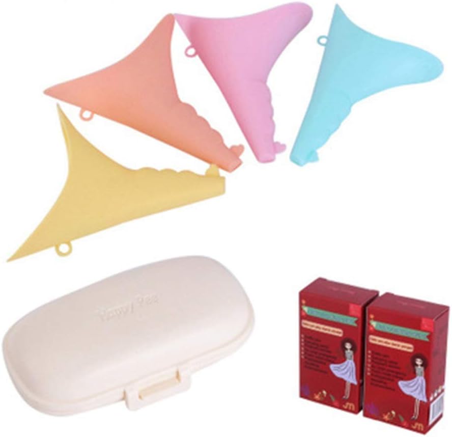 Bed pan, Emergency Urinal Portable Standing Urinal for Women Urinals in The Car Bedpans(Pink)