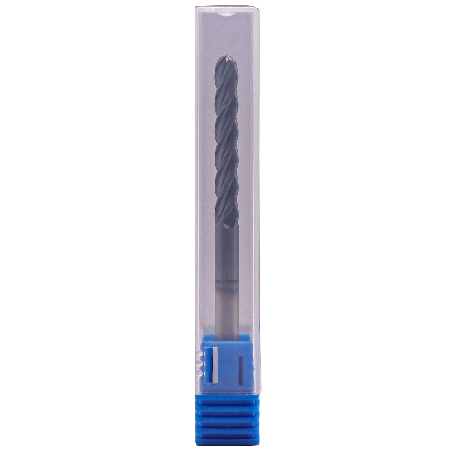 Ball Nose Solid Carbide Long End Mill Cutter Set(2Pc, 3/16in), AlTiN Coated, 4 Flute, 30° Helix, 3/16" Cutting, 3/16" Shank, 1-1/4" LOC, 3" OAL for Milling Stainless Steel, Hardened Steel, Alloy Steel