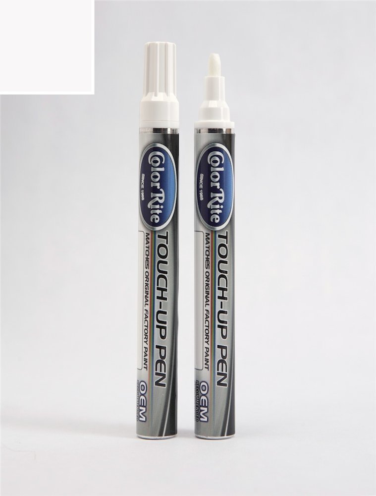 ColorRite Pen Automotive Touch-up Paint for Ford Expedition - White Platinum Pearl Tricoat UG - Color+Clearcoat Package