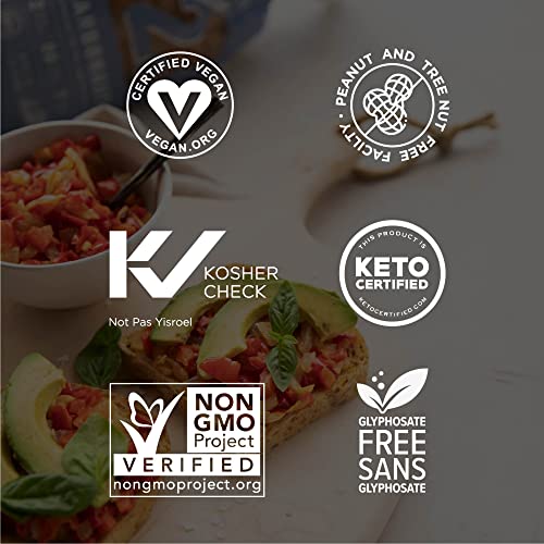 Carbonaut Low Carb Bread, Keto Bread, Keto-Certified Food, Snack, Meals, Non-GMO, Vegan Bread Pack of 4 (Low Carb Seeded)