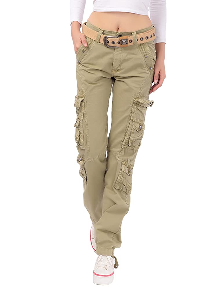 Onsoyours Pantalones Deportivos Mujer Elásticos Transpirables Yoga Running Fitness Hip Hop Cargo Pants Mujer Pantalones Deportivos Largos