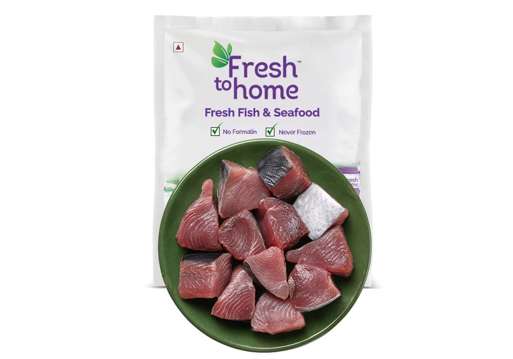 FreshtoHome | Yellow Fin Tuna / Kera | Curry Cut | 480g (UAE)